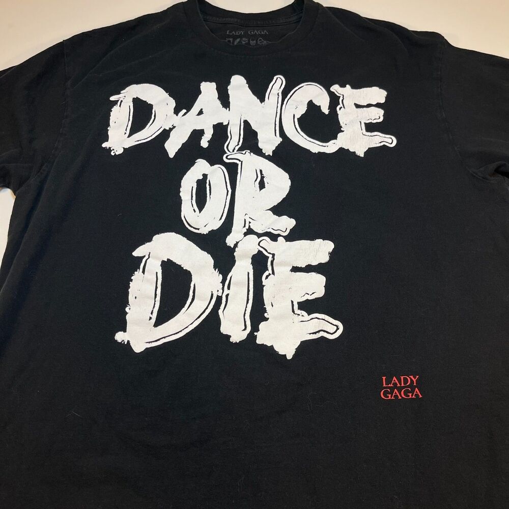 LADY GAGA Dance of Die The Mayhem Ball Tour Concert T SHIRT Sz Mens XL